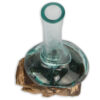 VASO DECORATIVO DE VIDRO E MADEIRA KIO - D (4)