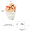 BUSTO DECORATIVO CARIBEAN - MEDIDAS