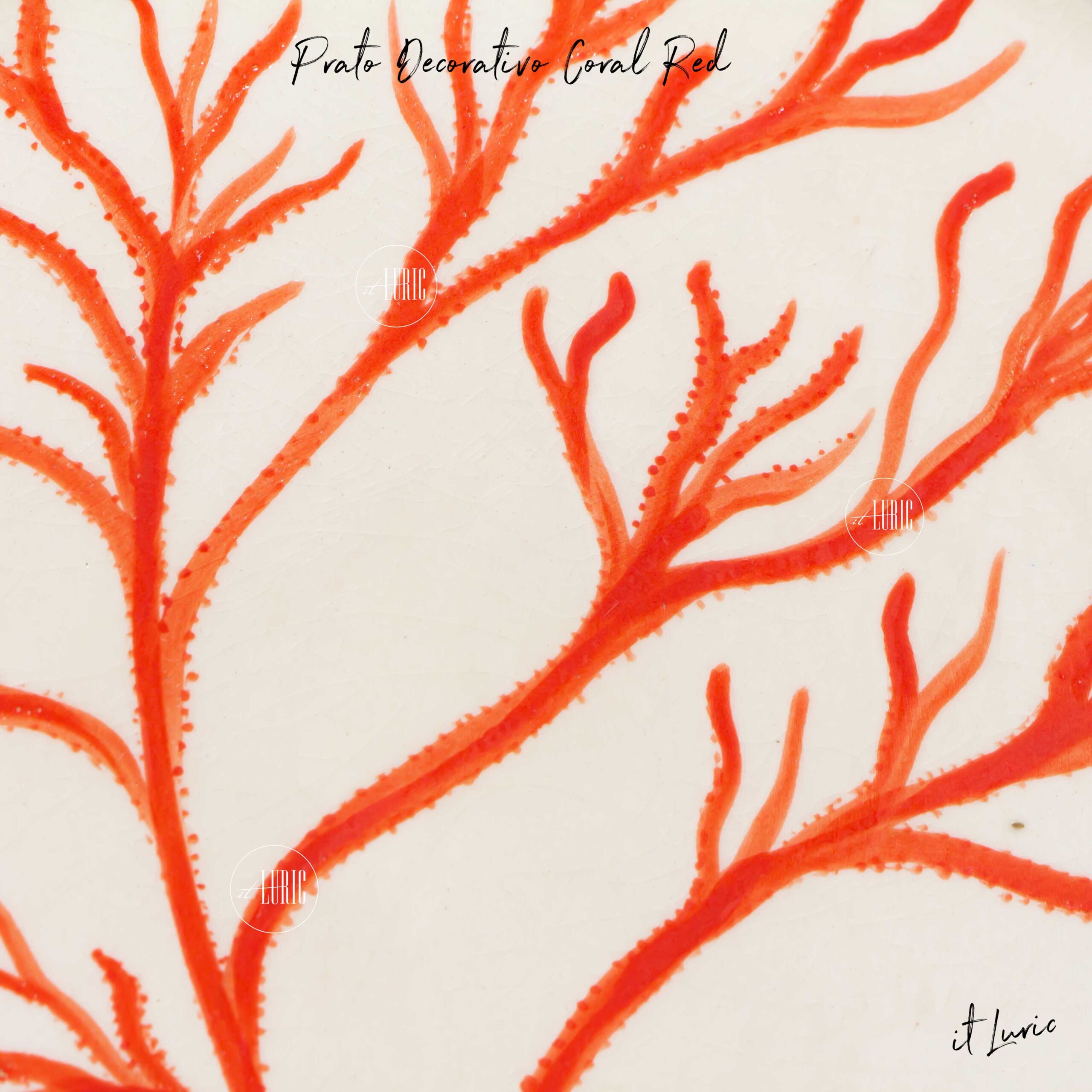 PRATO DECORATIVO CORAL RED (5)