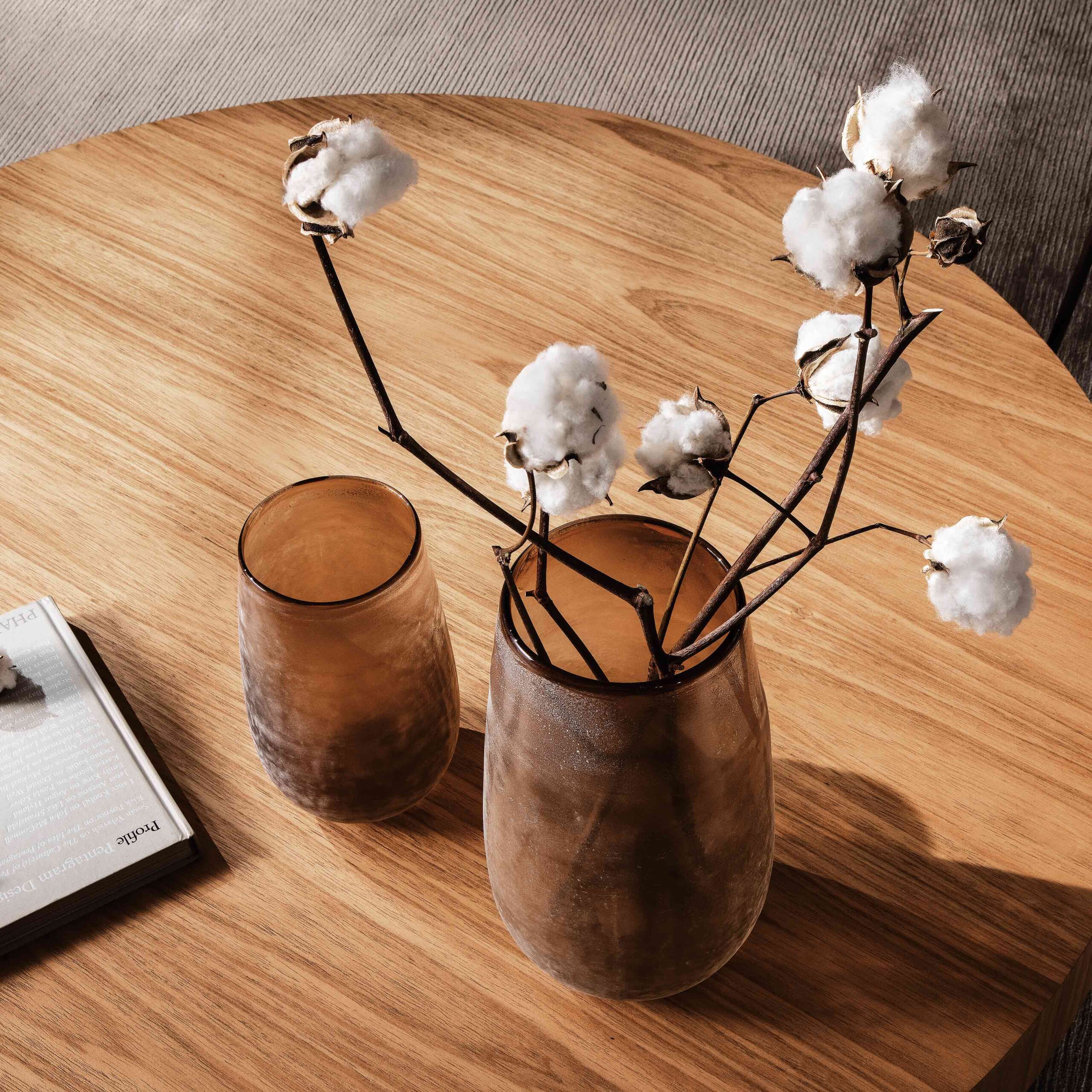 VASO DE VIDRO FLOS ÂMBAR (2)