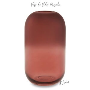 VASO DE VIDRO MARSALA