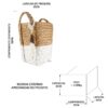 PINGENTE PARA DECORAÇÃO TULLUM - MEDIDAS