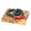 COLAR DE CORAL E CERÂMICA PRETA-G (4)