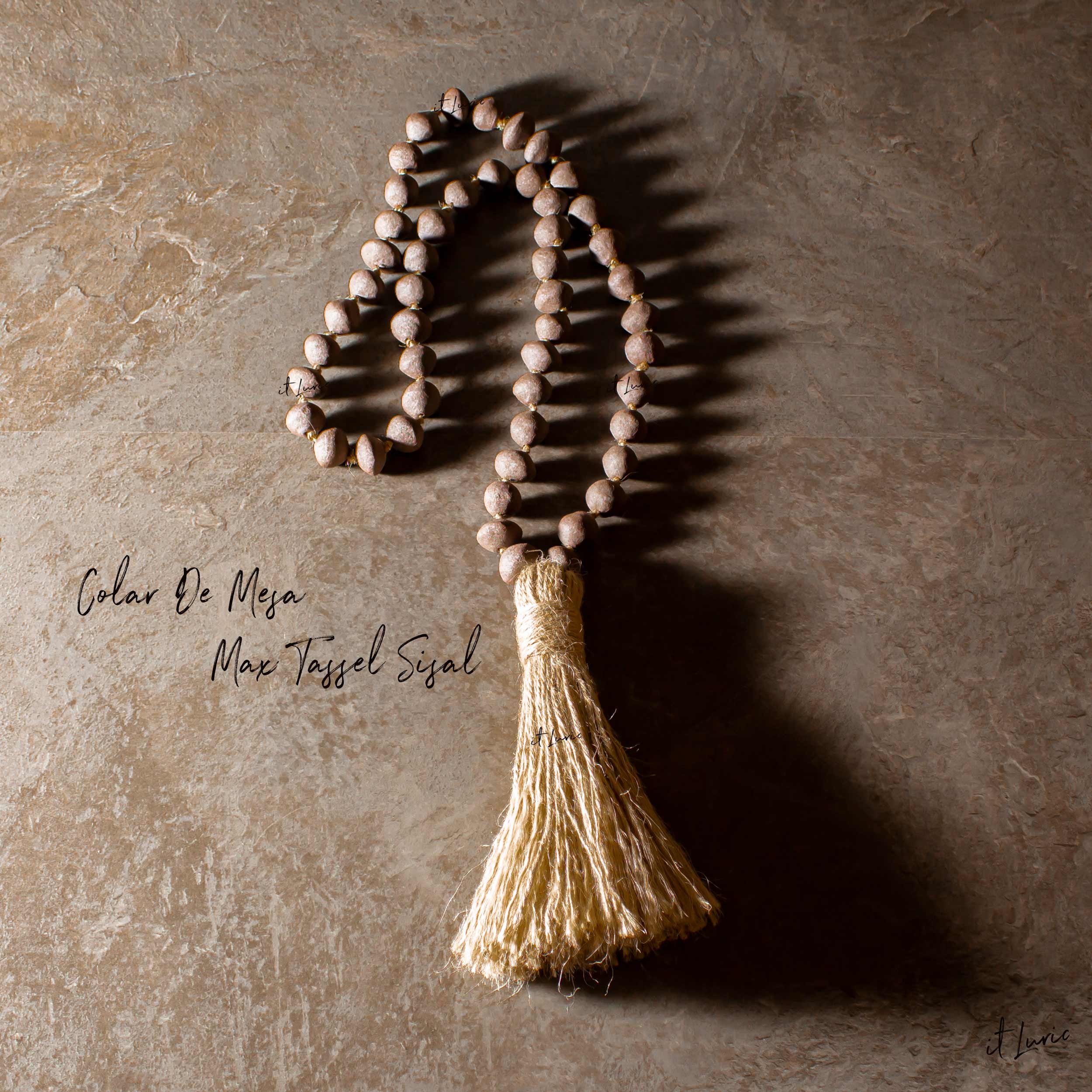 COLAR DE MESA MAX TASSEL SISAL (1)