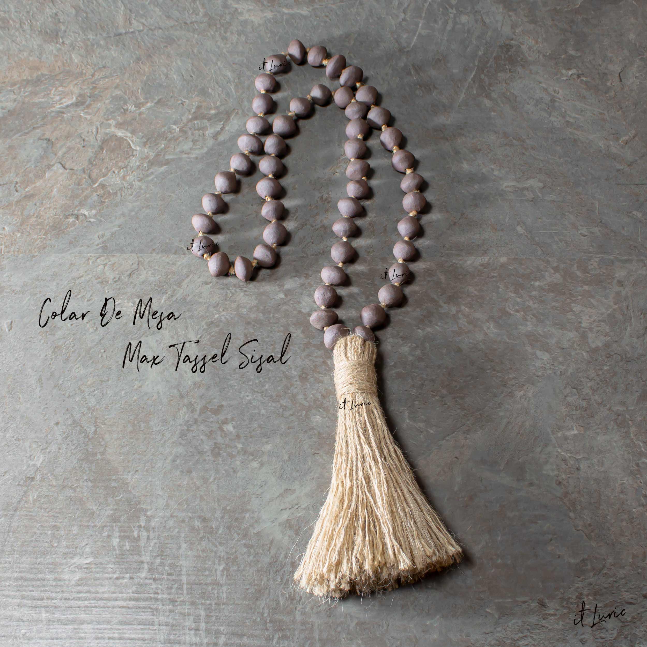 COLAR DE MESA MAX TASSEL SISAL (2)
