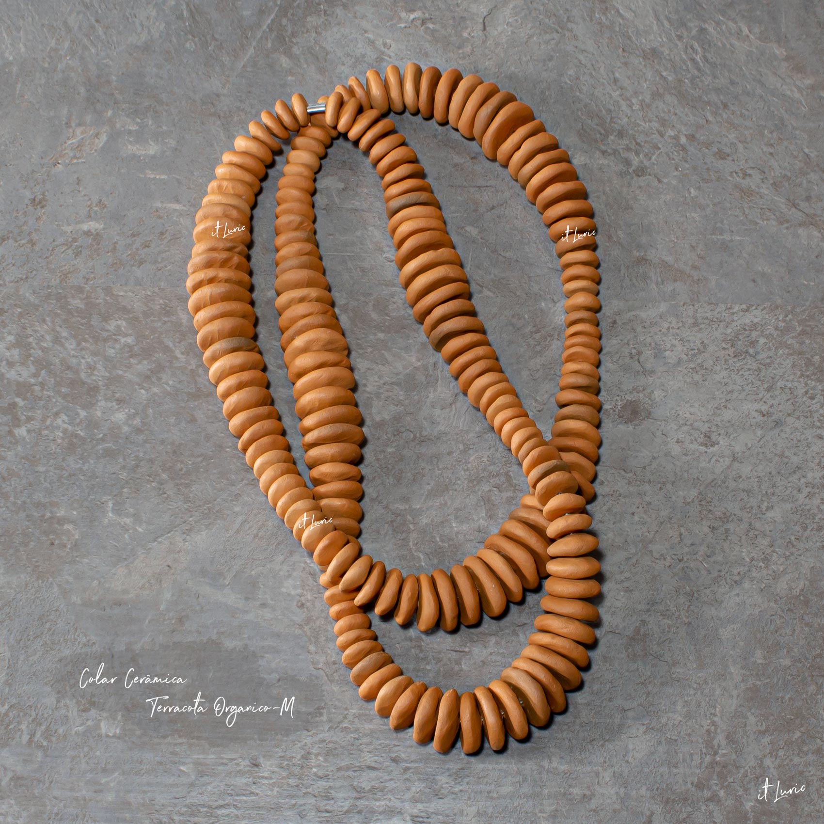 COLAR CERÂMICA TERRACOTA ORGÂNICO-M (3)