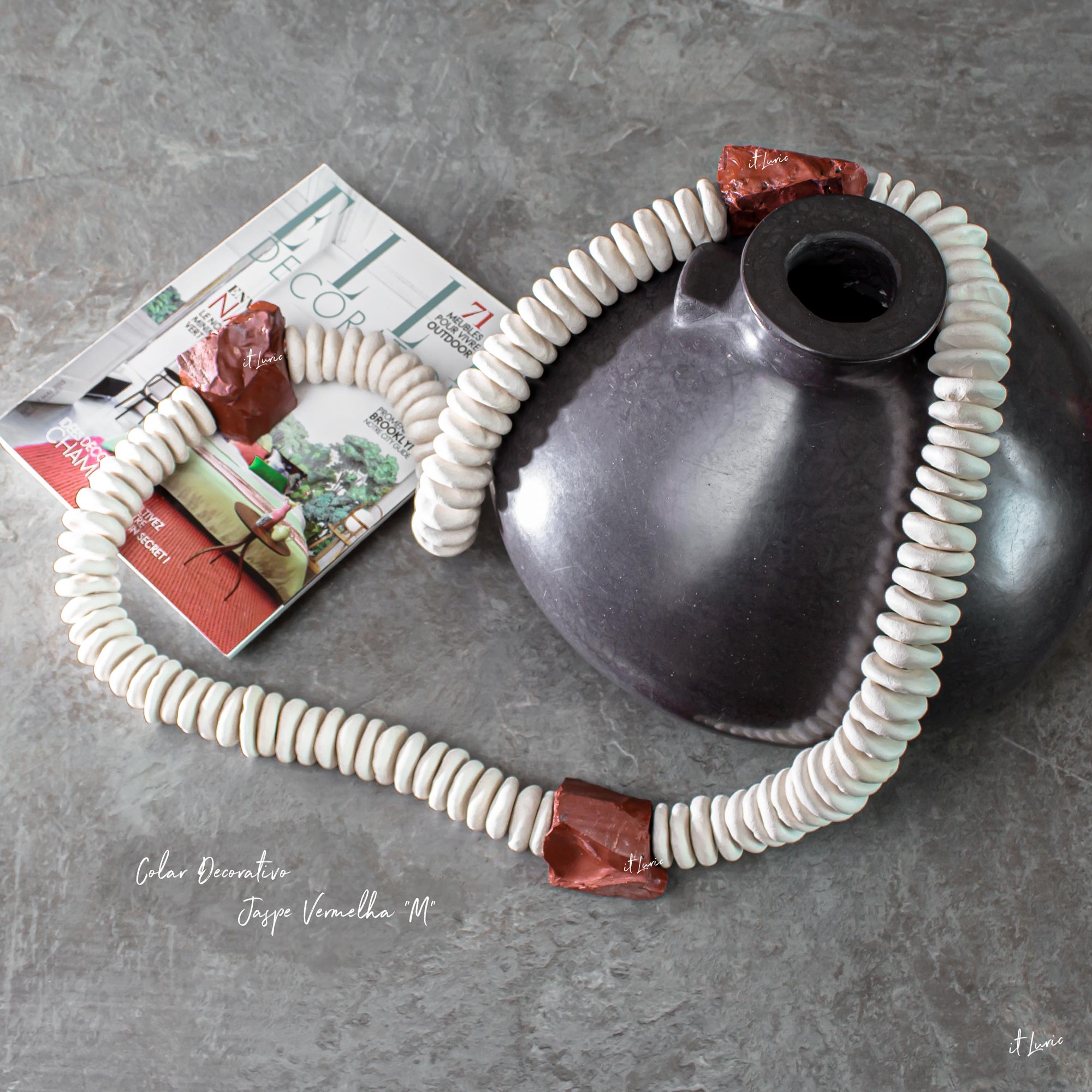 COLAR DECORATIVO JASPE VERMELHA-M (2)