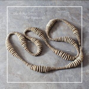 COLAR DE MESA CERÂMICA TABACO ORGÂNICO -GG