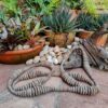 COLAR DE MESA CERÂMICA TABACO ORGÂNICO -GG